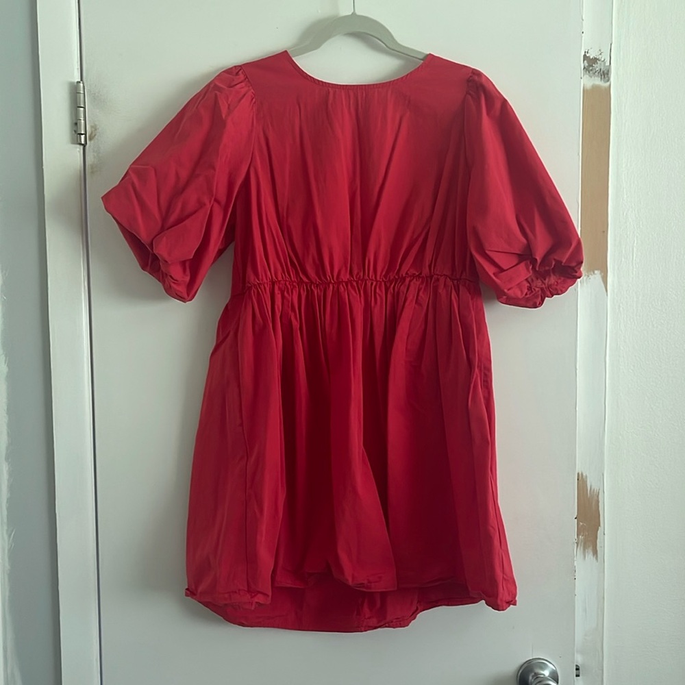 Madewell Puff Sleeve Dress